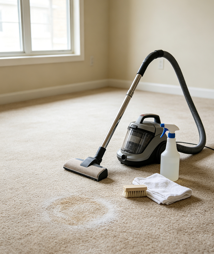11 End of Tenancy Carpet Vacuuming and Spot Cleaning - Image 1