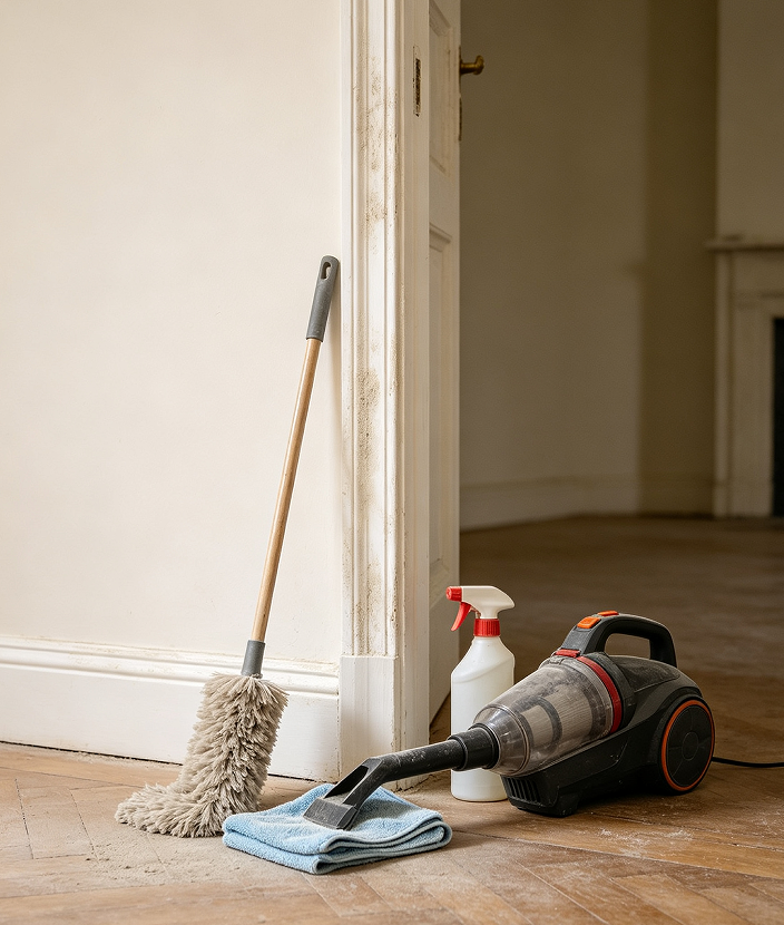 22 End of Tenancy Baseboard and Door Frame Dusting - Image 1